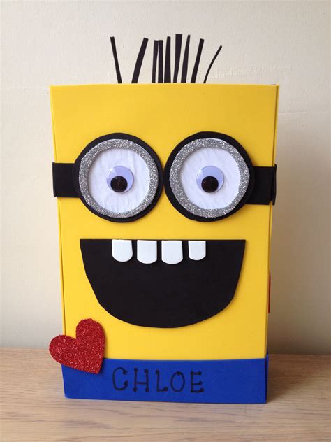 minion valentine's day box